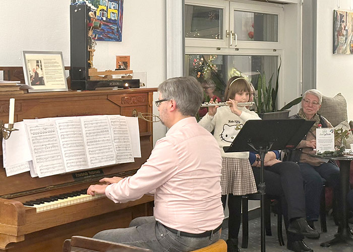 Dirk Stolle am Klavier 