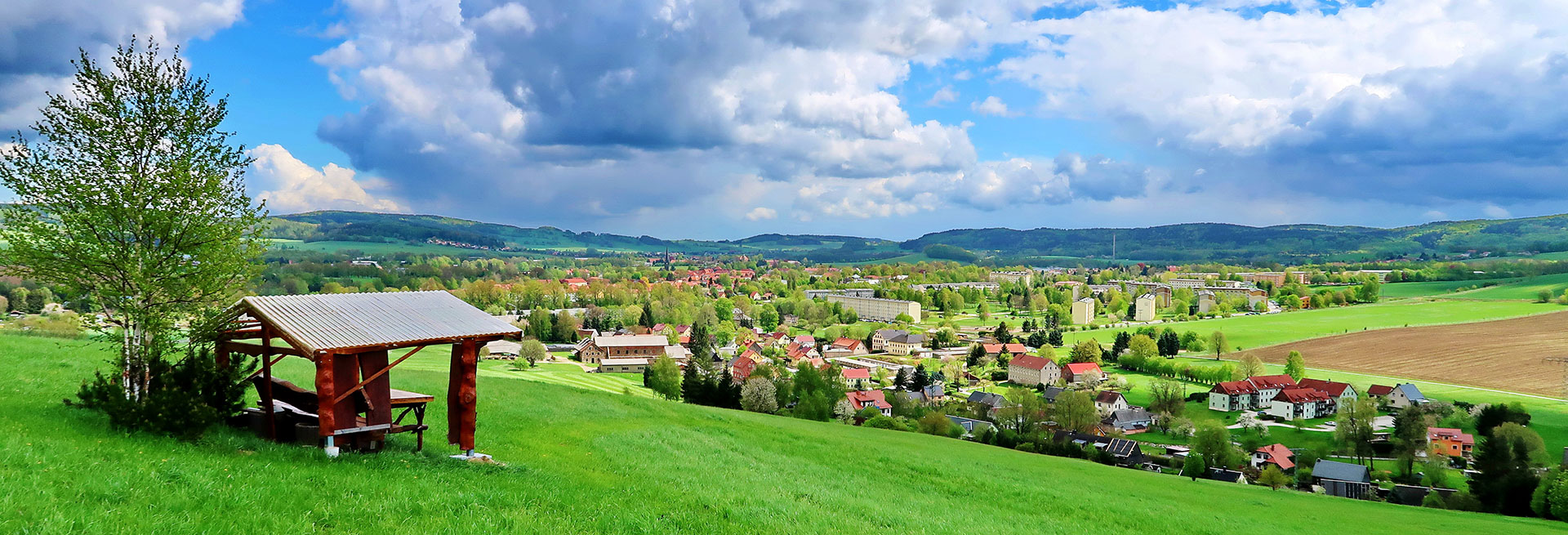 Blick auf Polenz